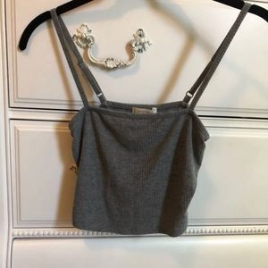 BOGO-Gray Crop Top